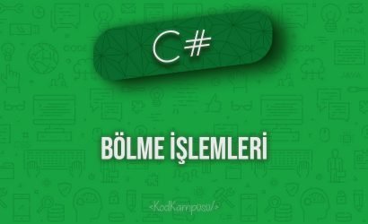 C# bölme işlemleri