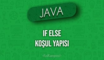 Java If else Koşul Yapısı