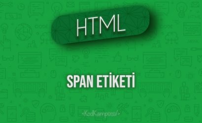 HTML Span Etiketi