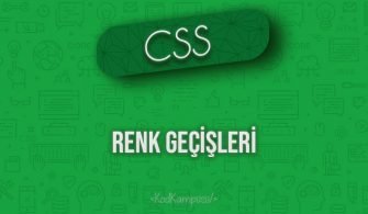 CSS Renk Geçişleri